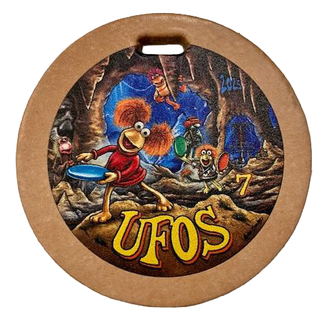 UFOS membership bag tag